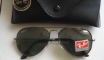 Ray Ban Aviator Black Green Polarized – fotka 3