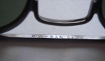 Ray Ban Aviator Black Green Polarized – fotka 4